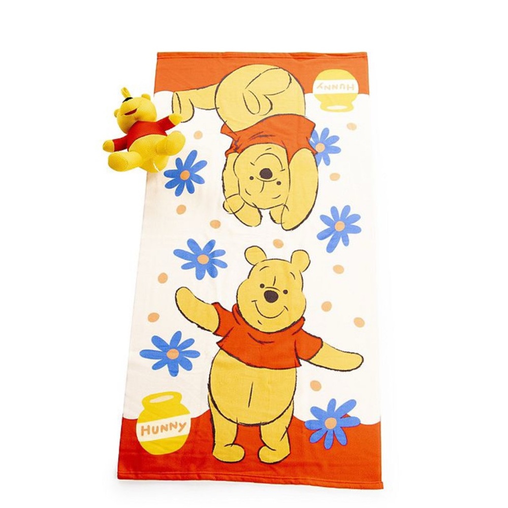 Disney’s Winnie the Pooh  Bath Towel and Plush Set Gift for Kids Brand New